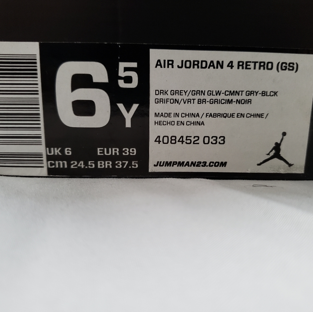 Deadstock, Air Jordan 4, GS